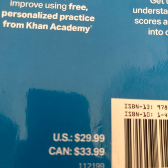 SAT study guide book with 8 real tests - Picture 3 of 6